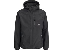 Jack & Jones - Heren Outdoorjas Theo Softshell Jacket - Zwart - Maat S
