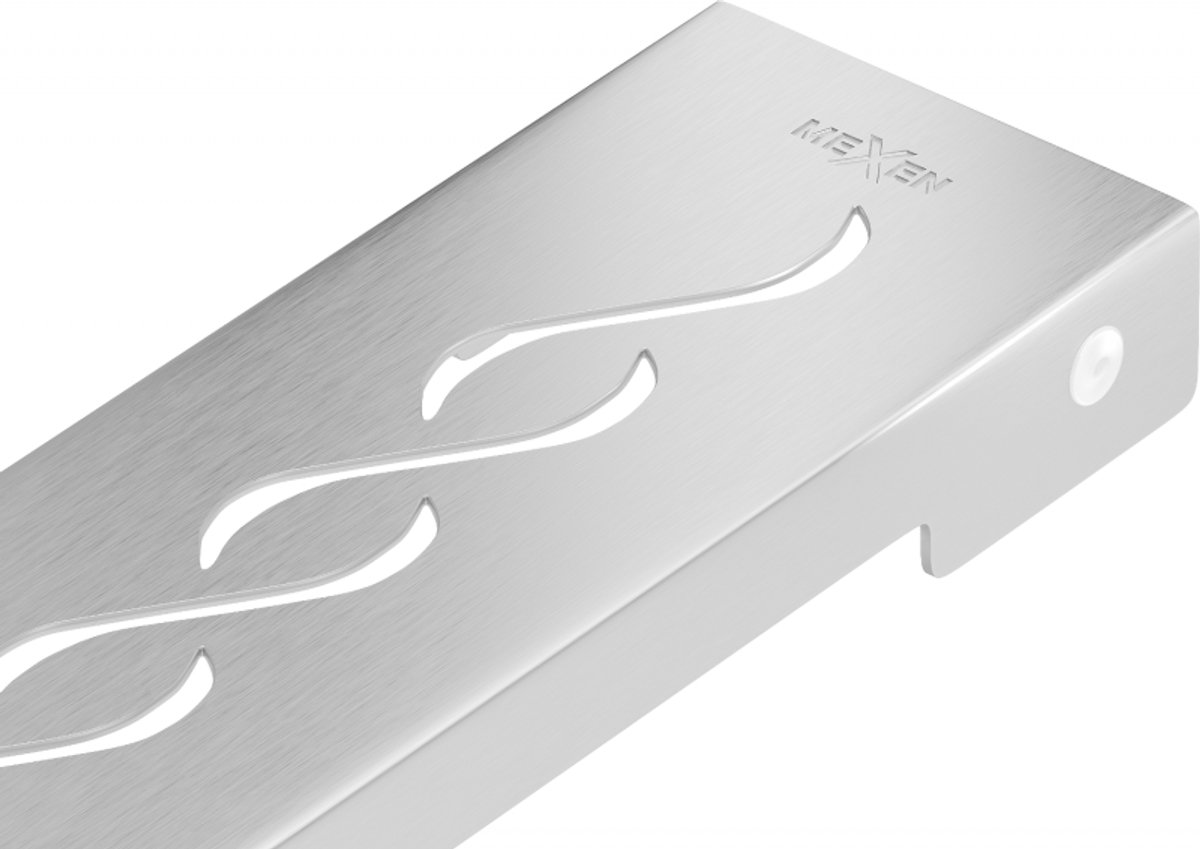 Mexen Flat M18 dekplaat voor douchegoot 90 cm, inox - 1023090
