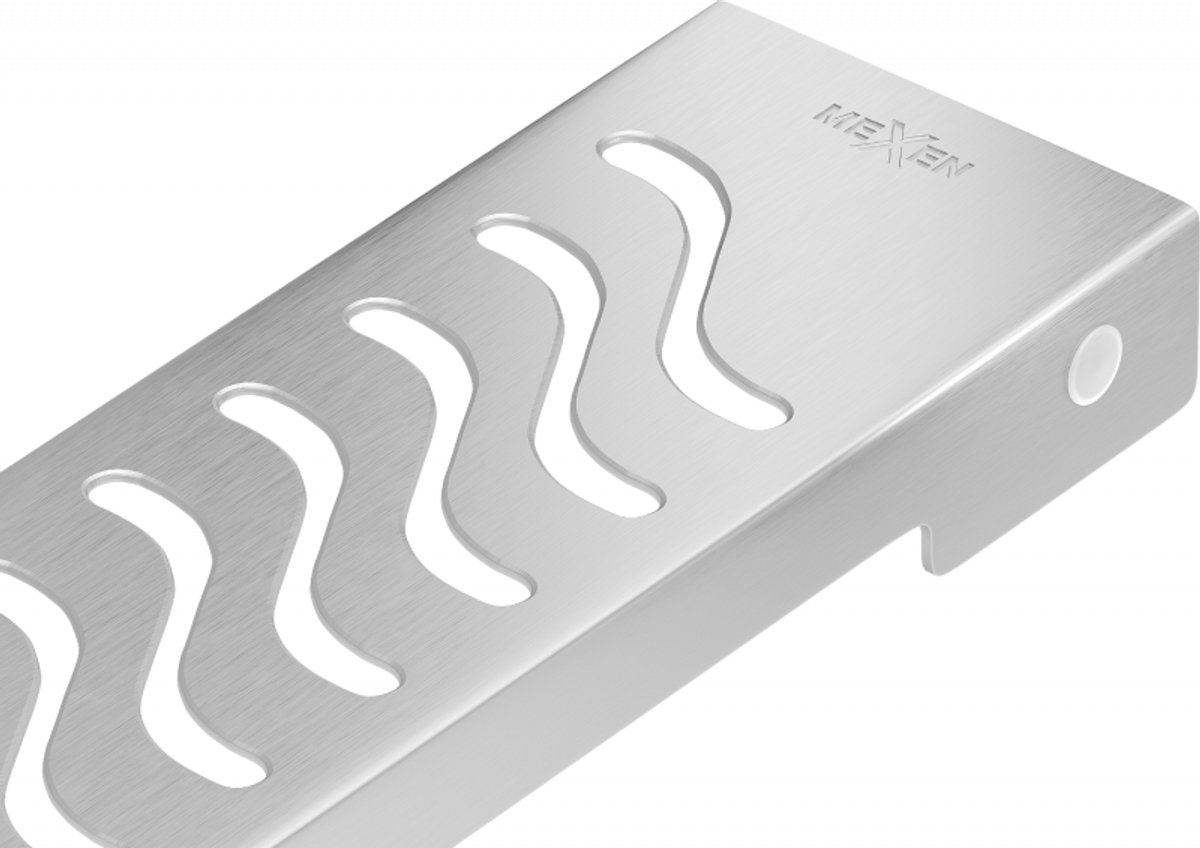 Mexen Flat M09 afdekking voor lijnafvoer 80 cm, inox - 1028080