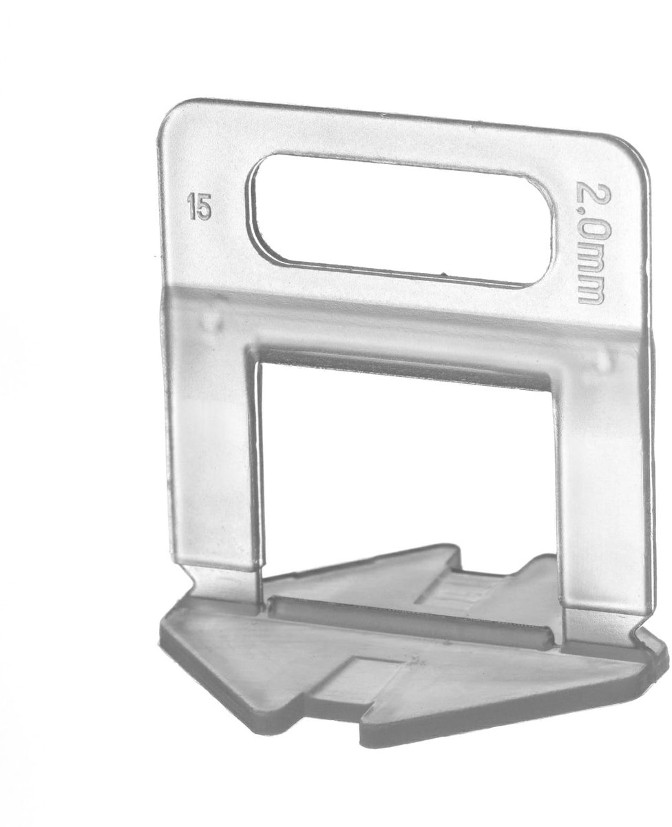 Tegelclips 2 mm | leveling clips | 3000 stuks