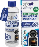 Caffenu Universele Vloeibare Ontkalker Koffiemachine 200 ml - Geschikt voor o.a. Nespresso, Senseo, Dolce Gusto, Philips, De’Longhi en Siemens - 2 Doseringen - Goed voor 8 Maanden