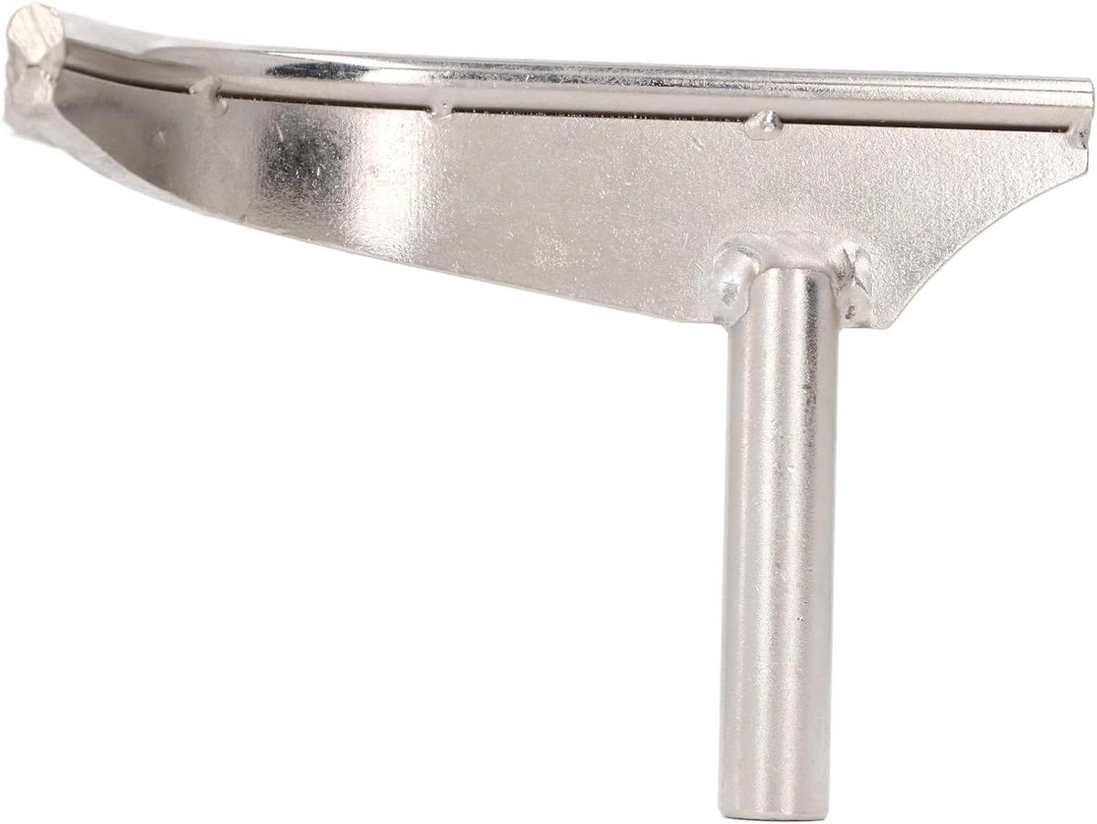 MK Stoer - Houten Draaibank Gereedschapssteun - Houtbewerking - Kolom Gereedschapspaal - Ronde Handgreep - 6 Inch - T-type - Geschikt voor Houtbewerking - Kolom 5/8in - Gebogen - 6 Inch - Zwart