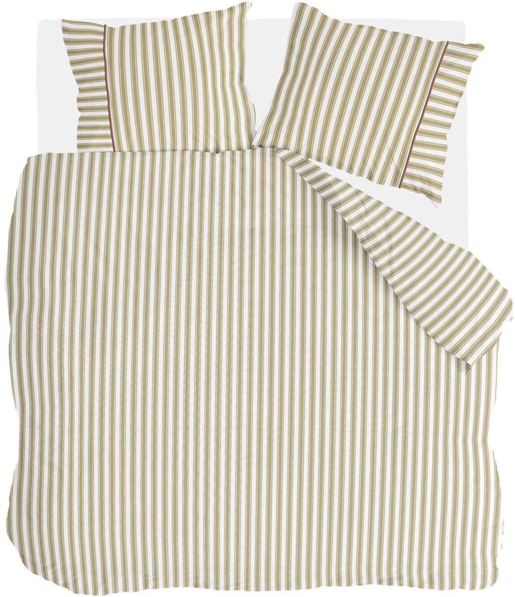 Walra Dekbedovertrek Refined Lines - 200x220 - Groen