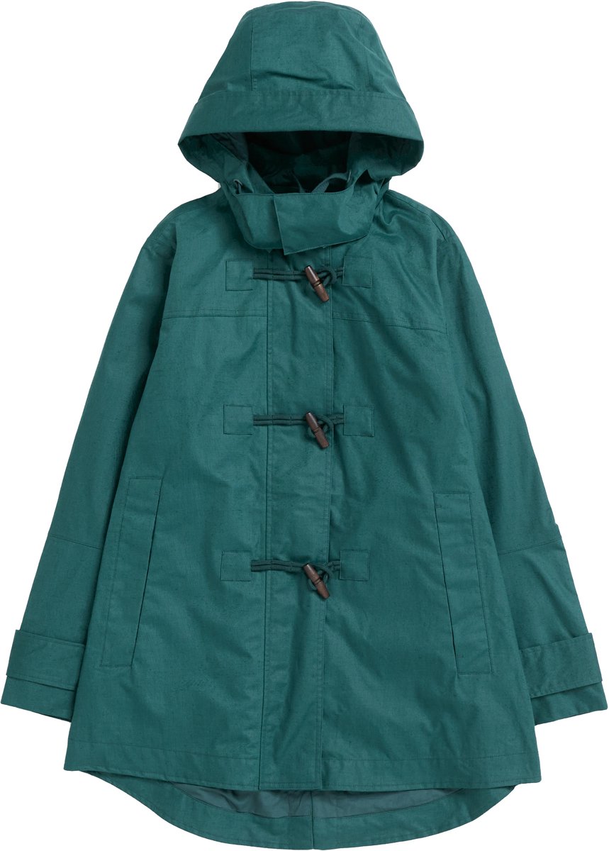 Groen (Dark Wreckage) dames regenjas Sea Drift Coat van SeaSalt XL