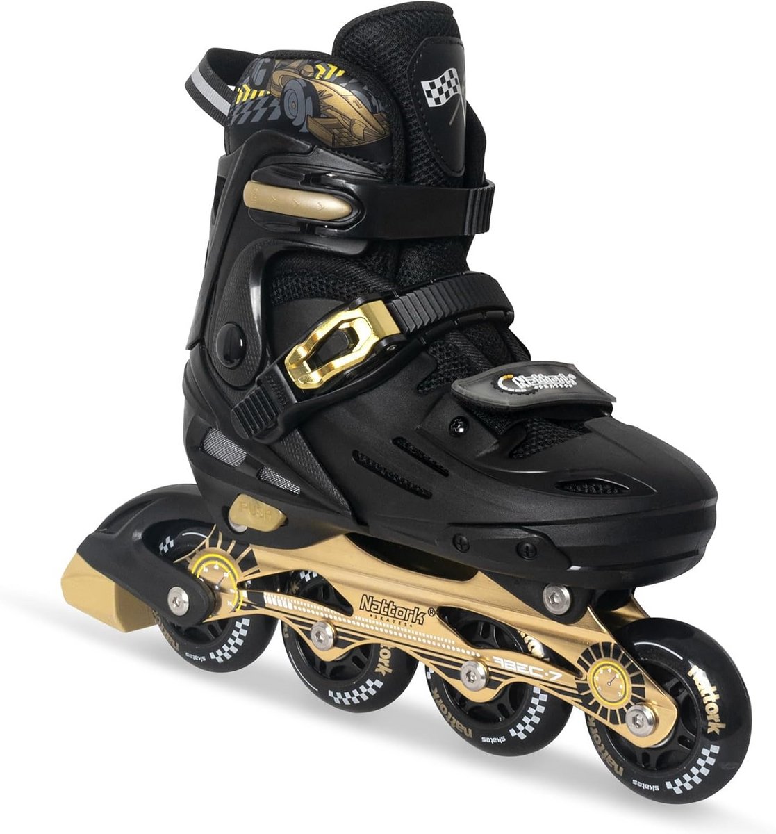 Verstelbare Inline Skates voor Kinderen en Volwassenen - Soepel en Comfortabel Skaten