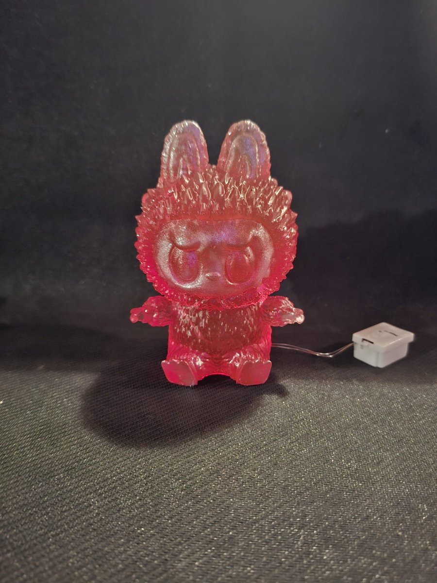 starwolf, lampje, beeldje , rood