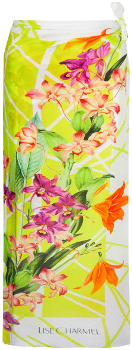 Lise Charmel, Pareo, Fleurs Splendeur, lime, TU