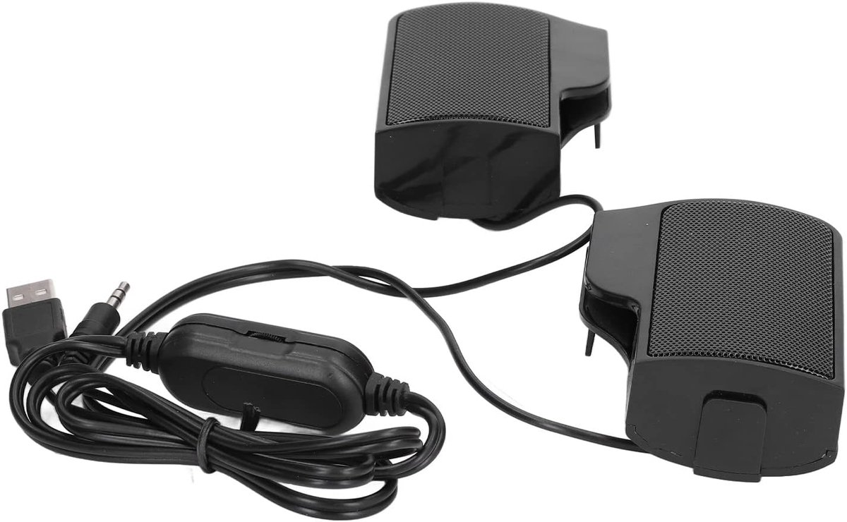Laptop Soundbar - PC Luidspreker - Verbeter Geluid - USB Aangedreven - 14x10x6 cm