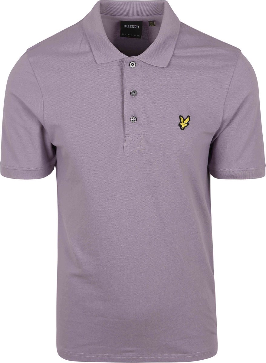 Lyle and Scott Polo Dusk Purple - Maat M - Heren