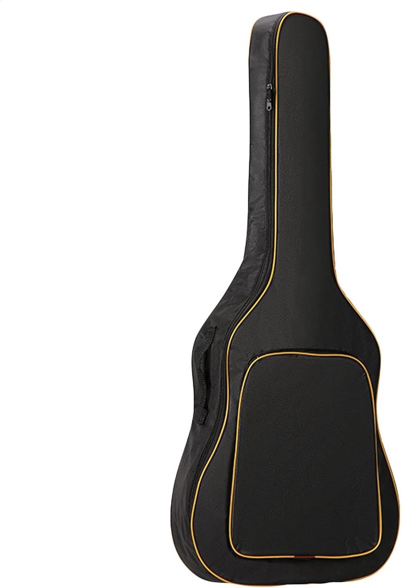 Gitaarhoes - Gevoerde tas - Veilig vervoer - Waterdicht Oxford - 04 cm dik - Zwart oranje