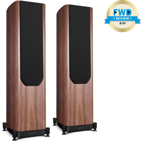 Wharfedale EVO 5.4 Vloerstaande Speakers - Hifi Stereo Set - Passieve Speaker - 3-Weg Luidsprekers - Walnoot van Merkloos — afbeelding 2