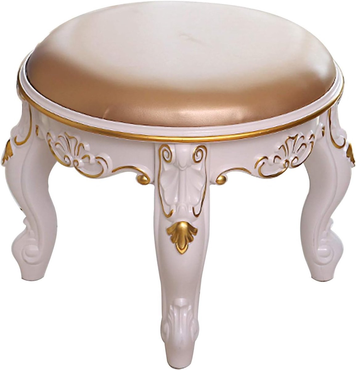 Kaptafel Kruk - Make-up Stoel - Comfortabel Zitten - Hoge Gewichtscapaciteit - 33x28cm - Stof