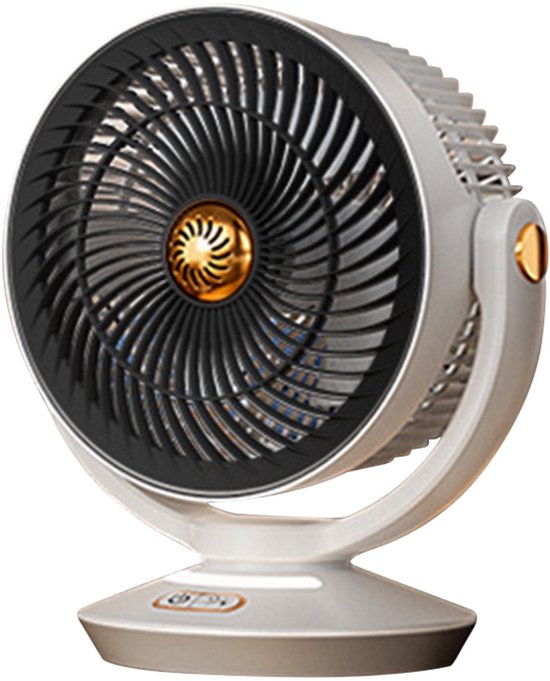 Zeadio Taille Clip Ventilator, 6000mAh Batterij Werkt Handsfree Draagbare Ketting Ventilator Met Oplaadfunctie, voor Hot Flashes Home Office Reizen Buitensporten - Oranje