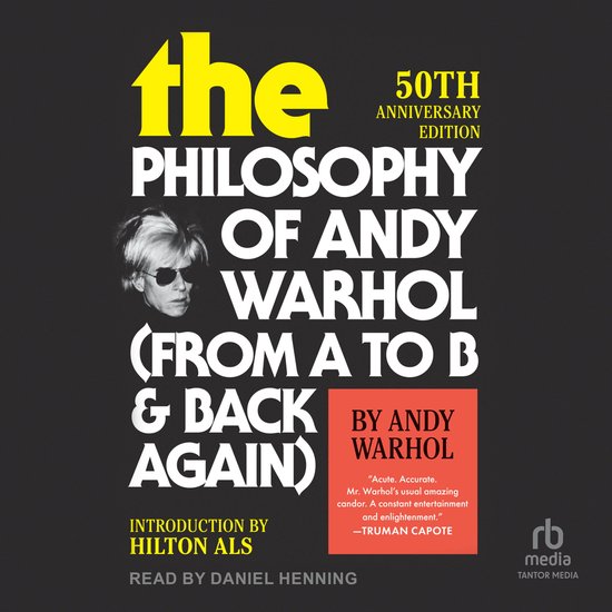 The Philosophy Of Andy Warhol - cover