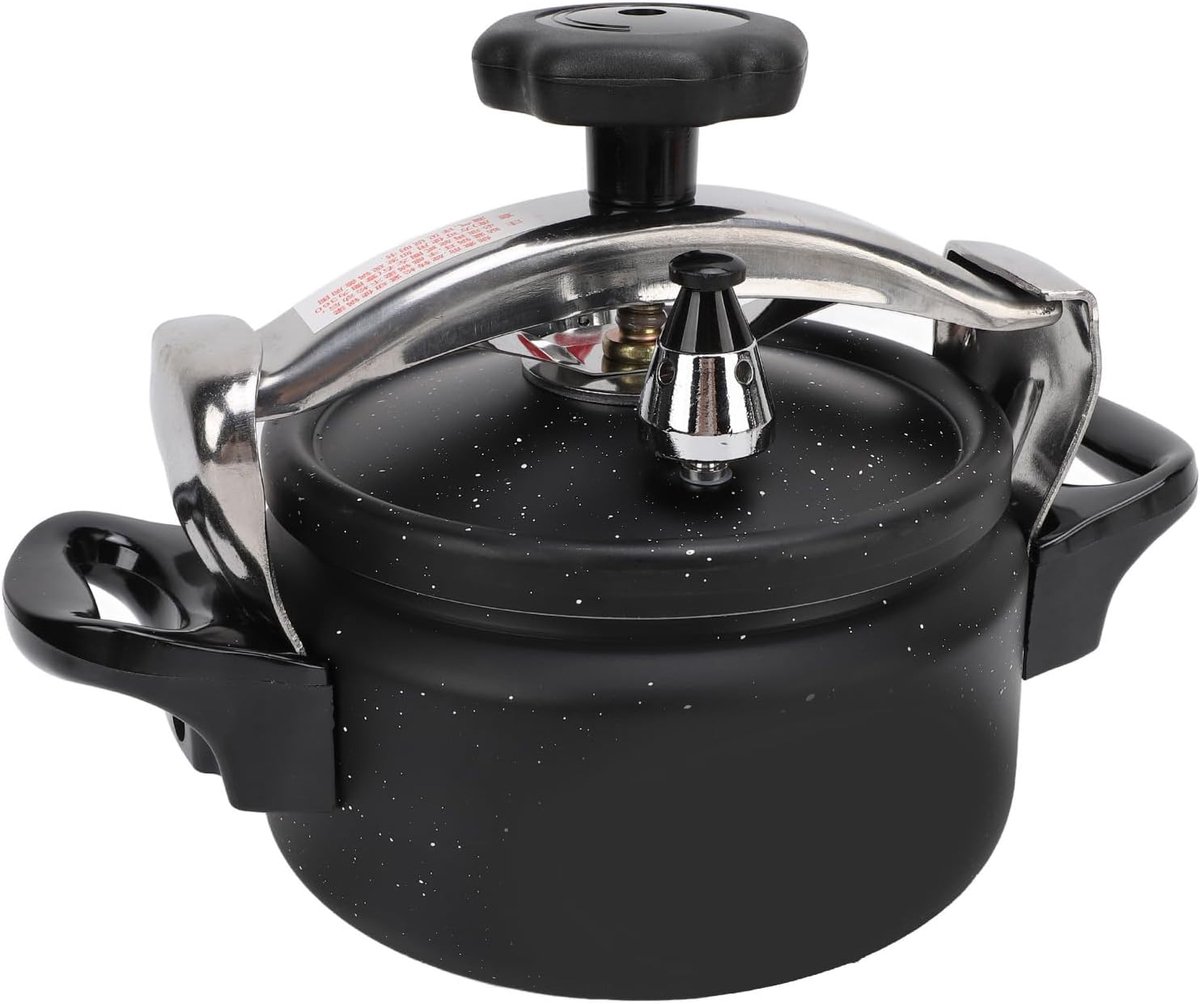 Snelkookpan - Drukkoker - Snel Koken - Explosieveilig Ontwerp - 2 Liter - Zwart