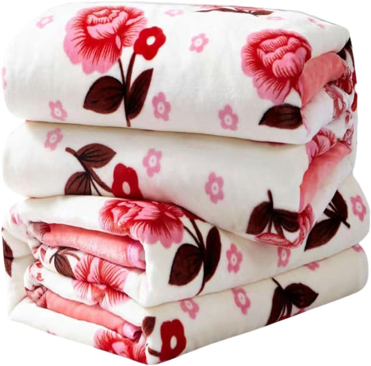 4 Seizoenen Deken - Flanellen Deken - Comfortabel Slapen - Hypoallergeen Antireflux - 70 x 100 cm - Roze
