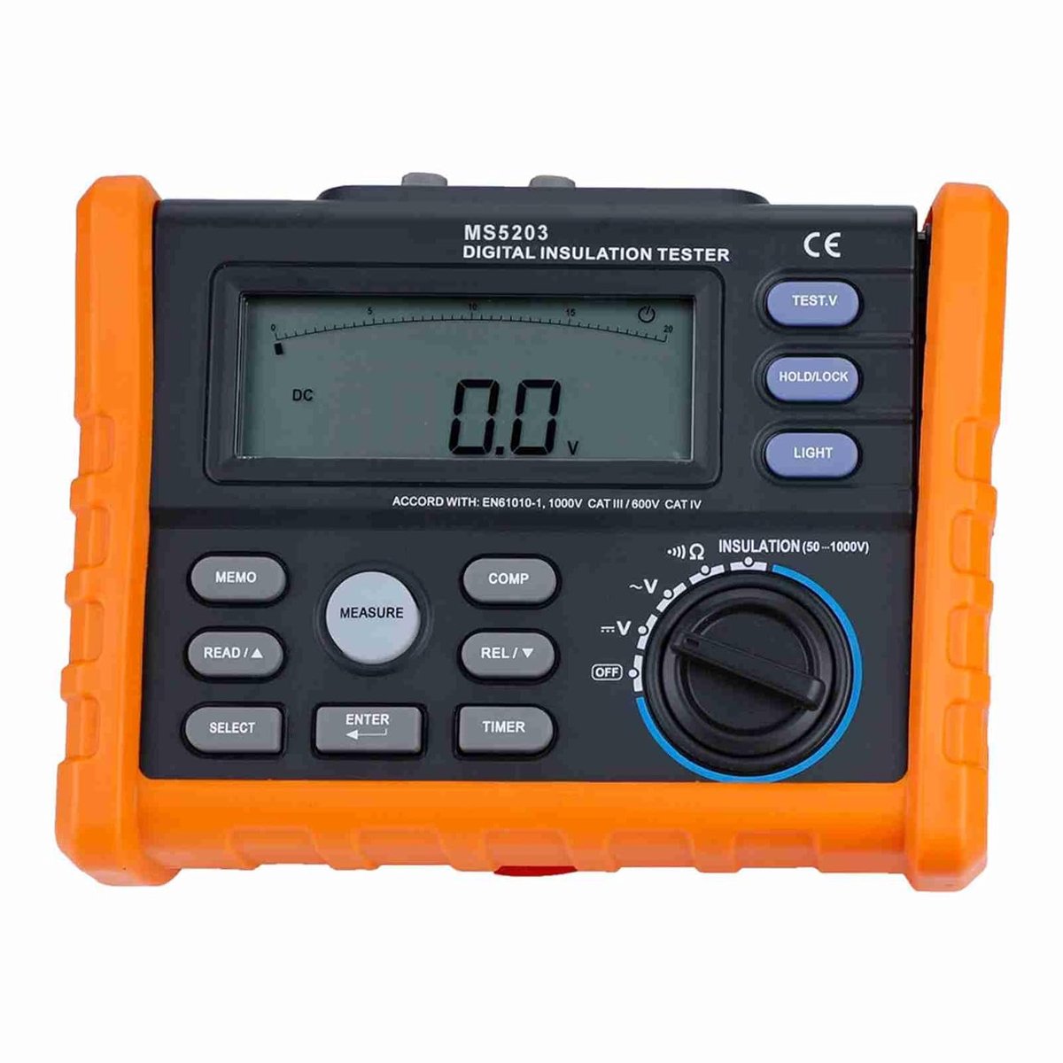 Isolatietester - Weerstandsmeter - Elektrische inspectie - Automatische PI DAR - 50-1000V