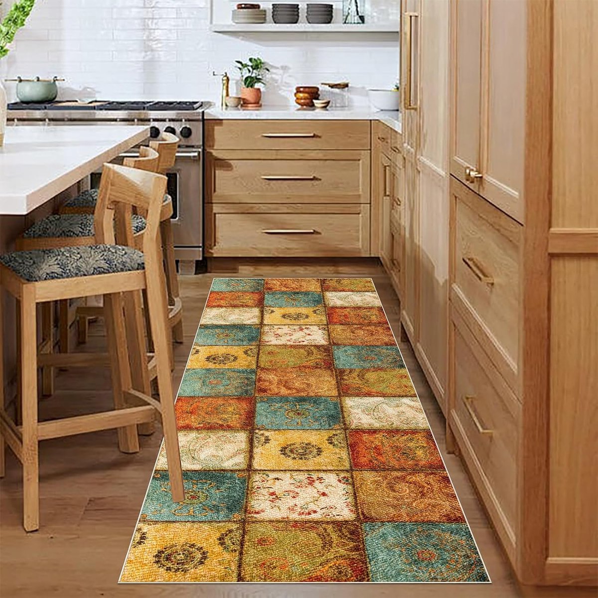Keukentapijt - Antislip loper - Keuken gang - Machinewasbaar absorberend - 60 x 120 cm - O-208