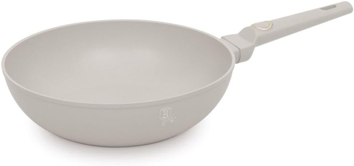 Wokpan Titanium Coating - Koekenpan - Snelle Bereiding - Drielaags TitanPro - 28 cm