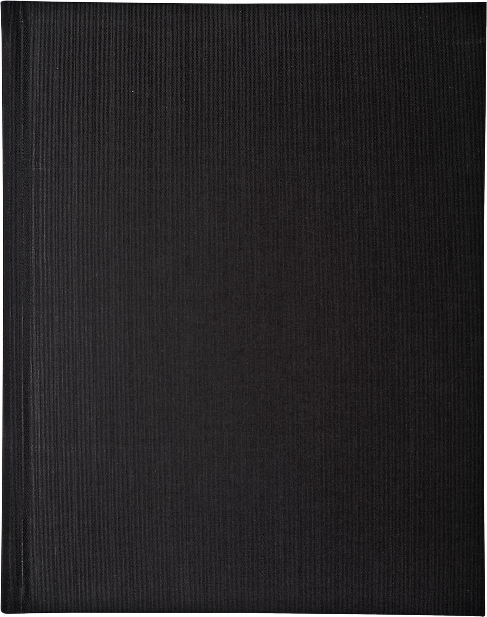 Exacompta Register 32x25cm - Verslag/ Notulen Algemene Vergadering - 200 blad - Zwart - 82E