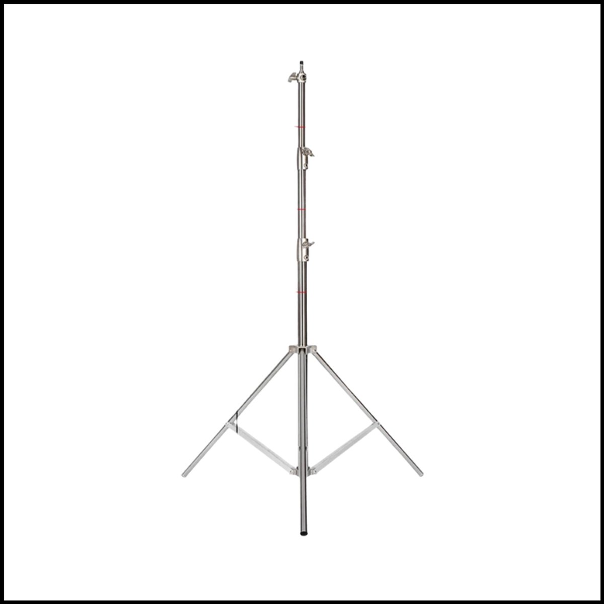 C-Stand Lichtstatief 2.8M - RVS Statief - Opvouwbaar - Heavy Duty - Voor Studioverlichting & Fotografie