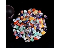 Natuurlijk Kristal - Decoratief Grind - Aquarium Inrichting - Uniek Mineraal - 30 Gram - Rozenkwarts Amethist