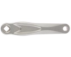 Crankarm Miranda Alfa | Vierkant | Links | 170mm | Zilver