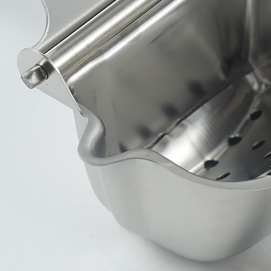 Handpers Sapcentrifuge - Fruitpers Citruspers - Vers Sap Maken - Roestvrijstalen Tank - 23 x 123 x 55 cm - Metaalkleur — afbeelding 3