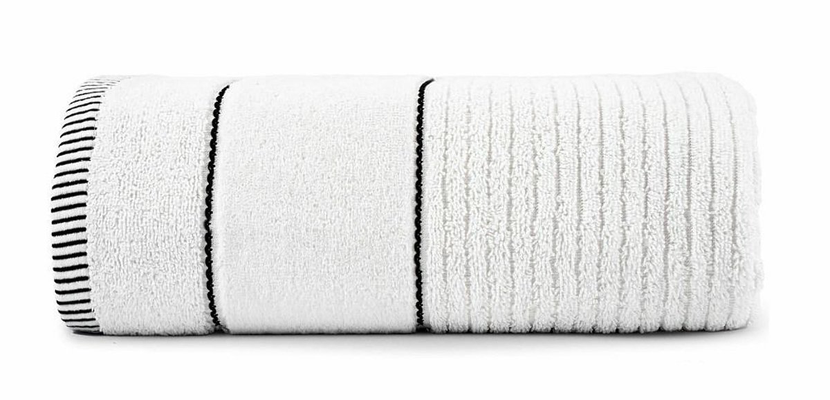 Detexpol Teo - Handdoek - 30x50 cm - Wit - Frotte - 470 g/m2