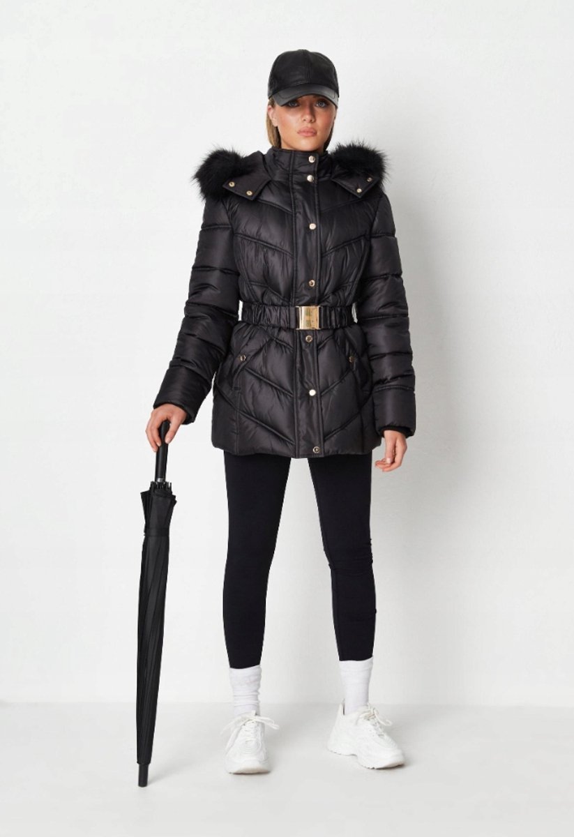 Missguided - Damesjack - Zwart - Maat 34 - 100% Polyester