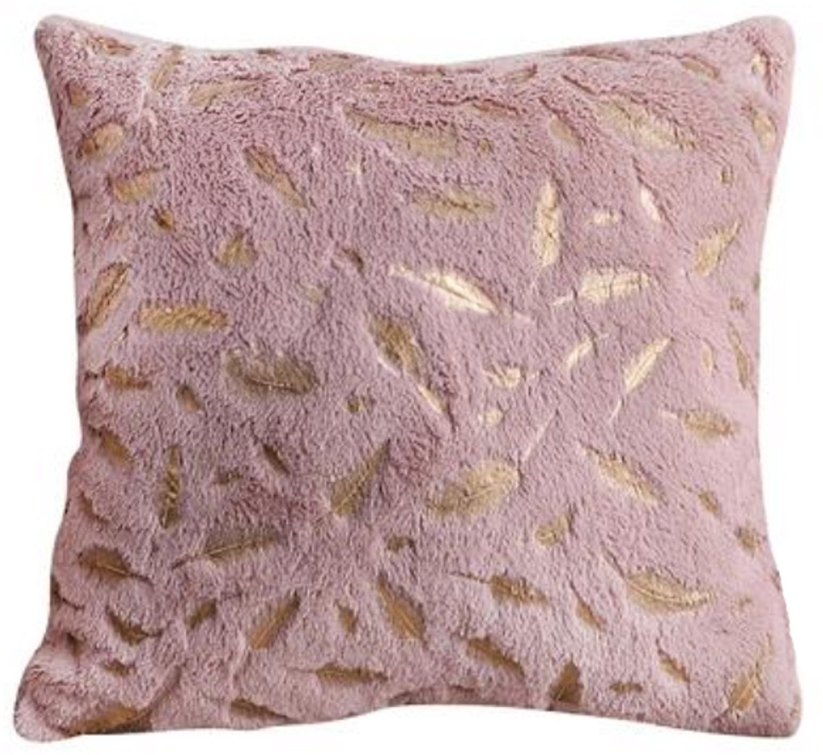 Ubieramy-meble Velvet - Kussensloop - Sierkussenhoes - 40x40 cm - Veren Patroon - Paars