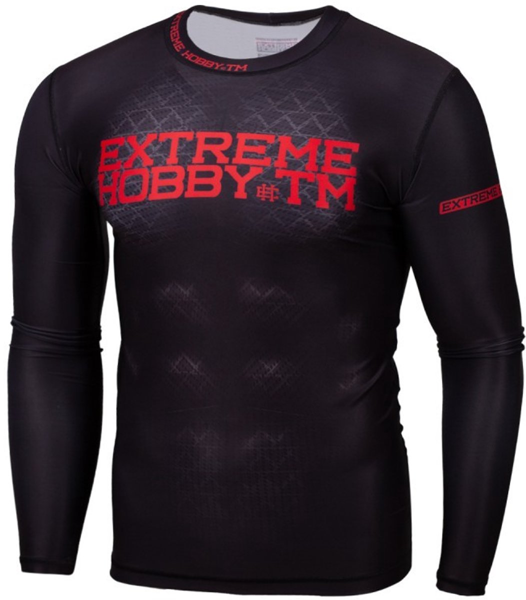 Extreme Hobby Black Armour - Rashguard - Dames en heren - Lange Mouwen
