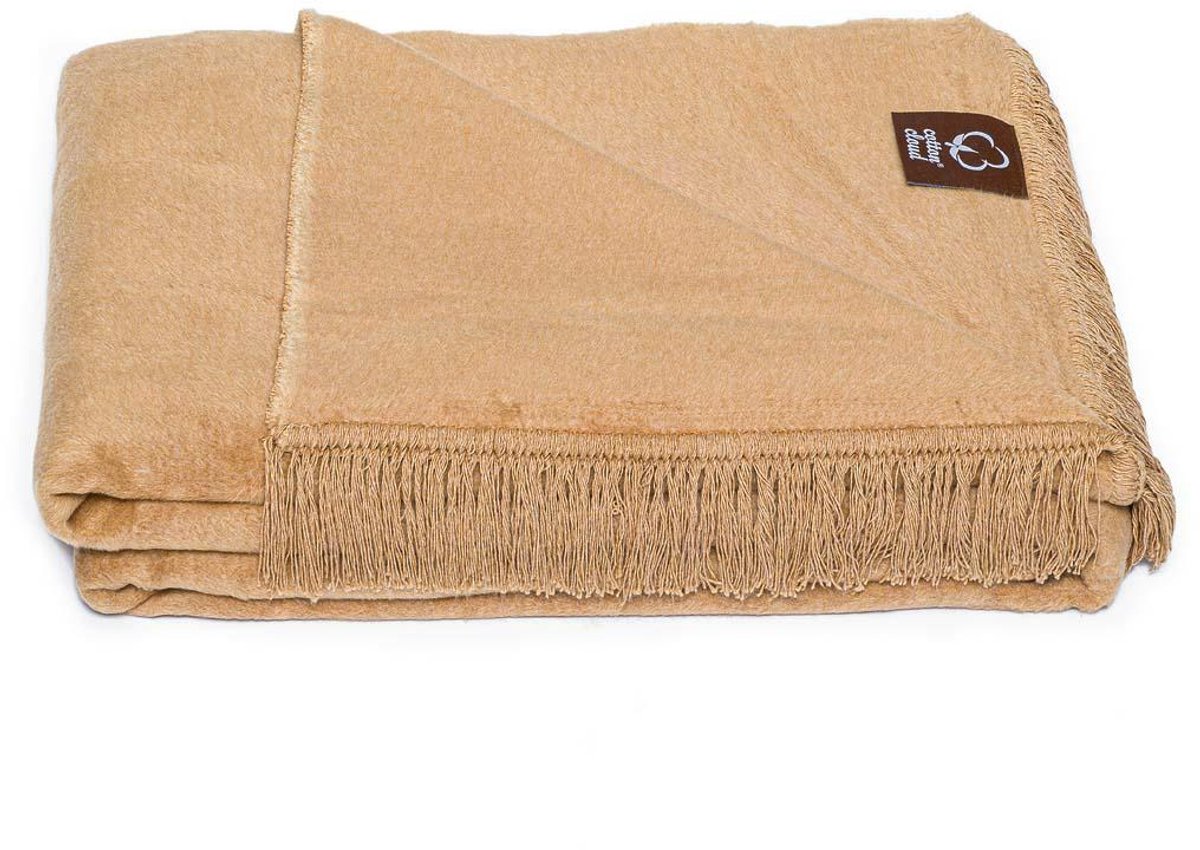 Unia - Cotton Cloud - Katoenen Acryl Deken - 150x200 cm - Beige
