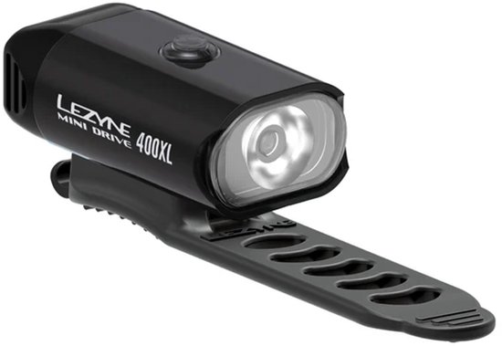 Lezyne Mini Drive 400XL - LED Fietslamp Voor - Draadloos Oplaadbaar Fietslicht - Ingebouwde USB-Stick - 8 Standen - Veiligheidslampjes Fiets - Waterdichte Fietsverlichting - Aluminium - Zwart — afbeelding 4