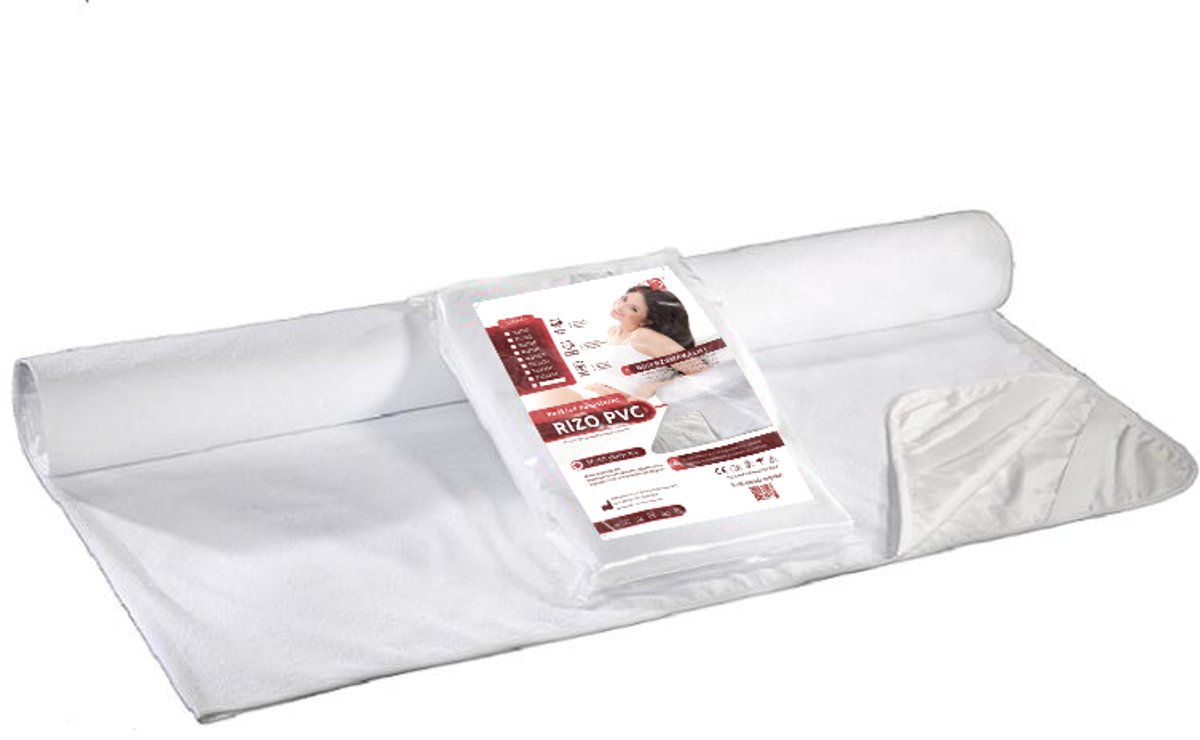 AMW Rizo - Matrasonderlegger - 160x200 cm - Waterdicht - Wit