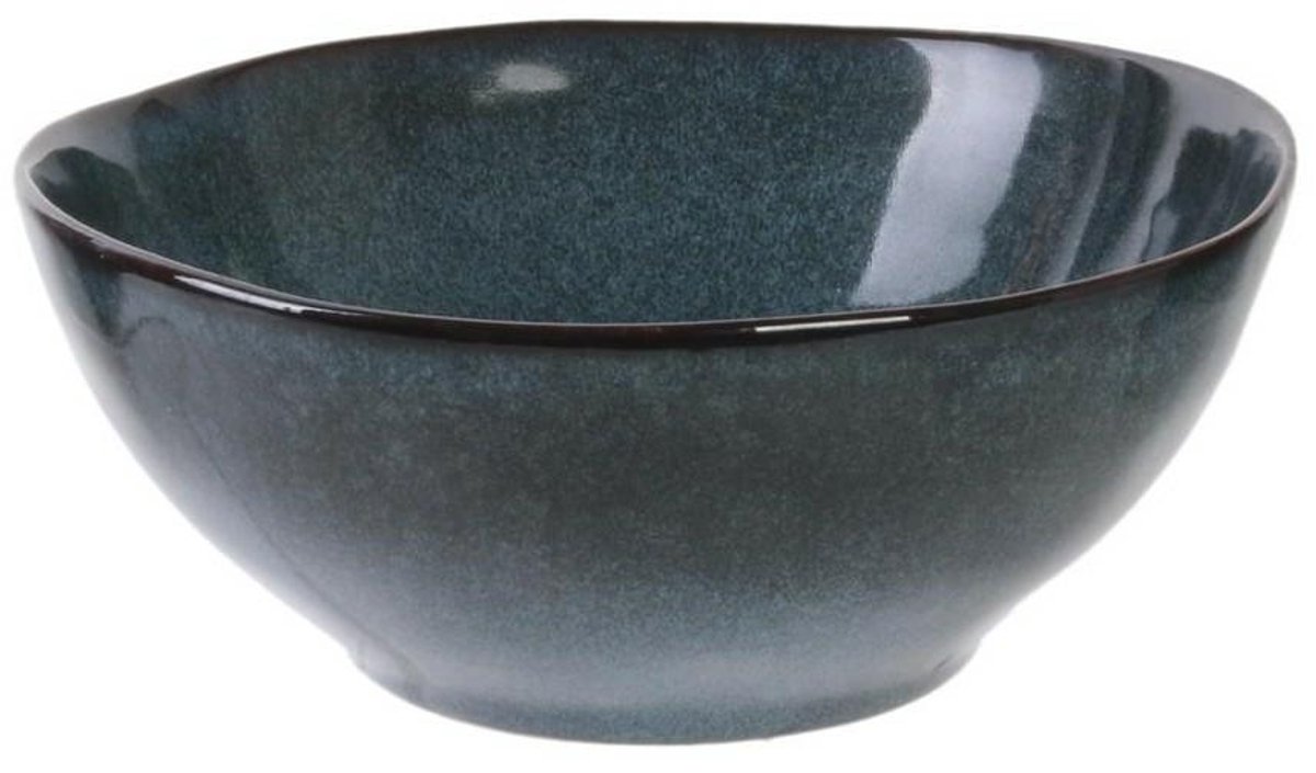 HowHomely Aurora - Ceramische Kom - 350 ml - Granat - Moderne Vorm