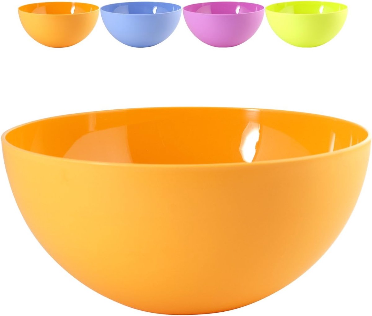 Saladeschaal - Mengkom - Maaltijden Serveren - Vaatwasserbestendig - 24 cm - Assorti