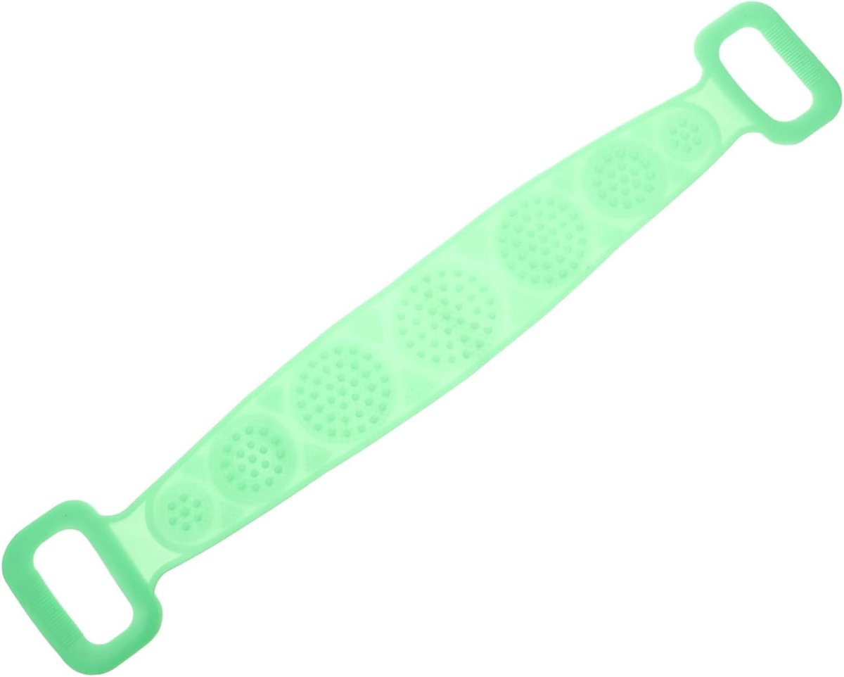 Badhanddoek - Rugscrubber - Douchen - Dubbelzijdig - 59 cm - Groen
