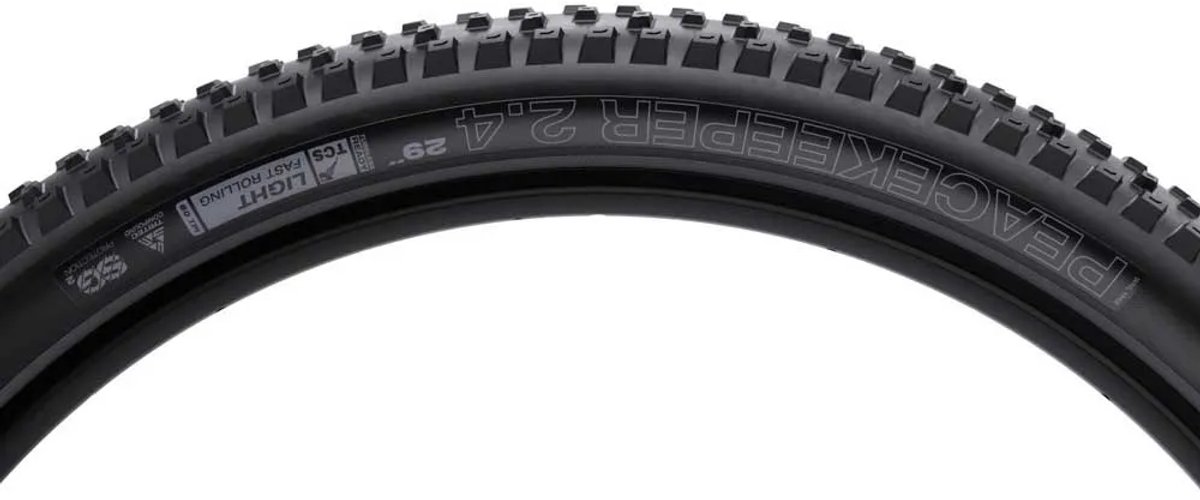 Wtb Peacekeeper Tcs Light Fast Rolling Tubeless 29´´ X 2.4 Mtb-band Zwart 29´´ x 2.4