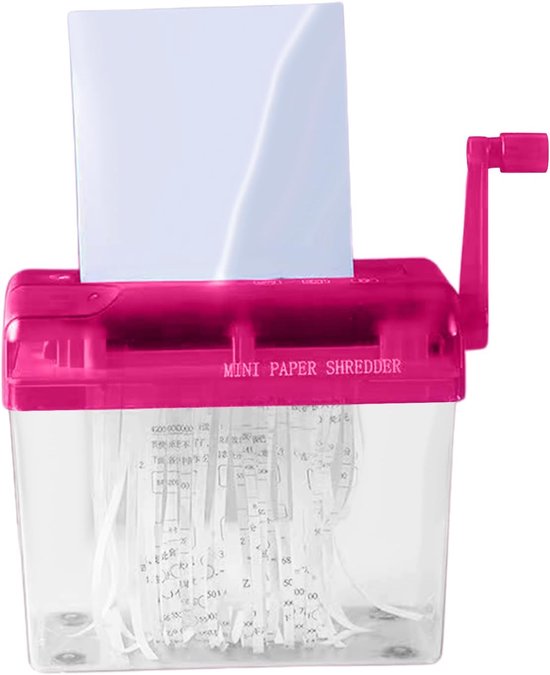 Kleine Papierversnipperaar - Desktop Snijmachine - Thuis Kantoor ...