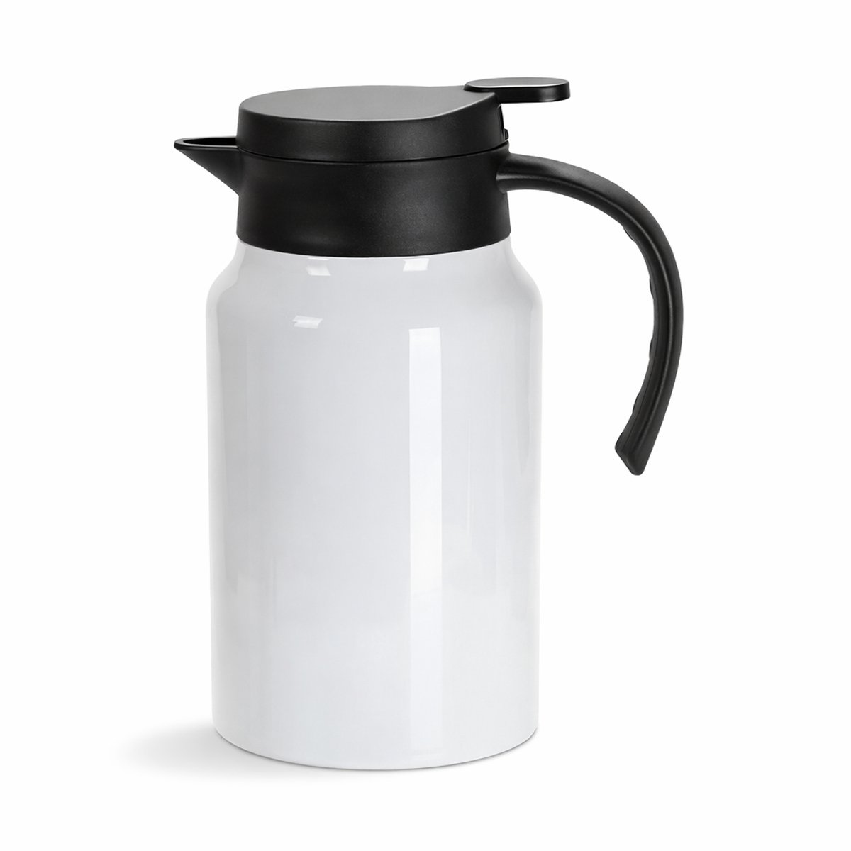Thermoskan 1,5L RVS – Dubbelwandige Isolatie –Thermoskan met Bedrukking – Praktisch & Persoonlijk- Koffiekan & Theekan –