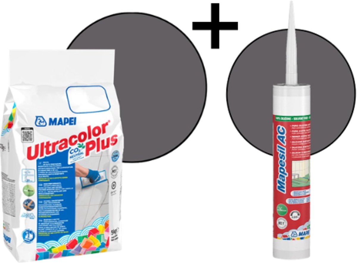 Combipakket Mapei Ultracolor Plus kleurcode 119 + siliconen kit kleurcode 119