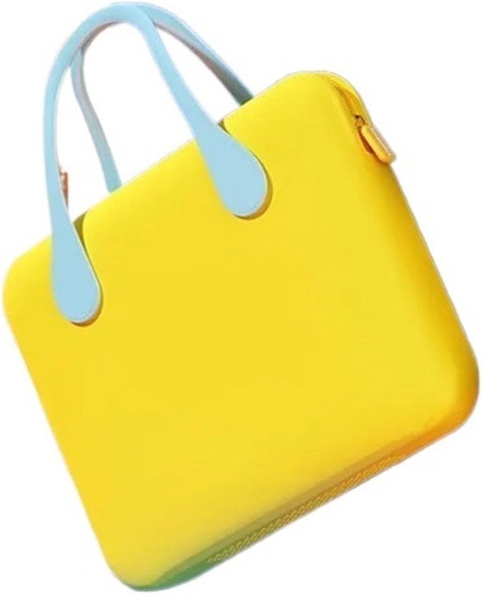Laptoptas - Notebook tas - Zakelijk reizen - Waterdichte opbergtas - 13-14 inch - Geel