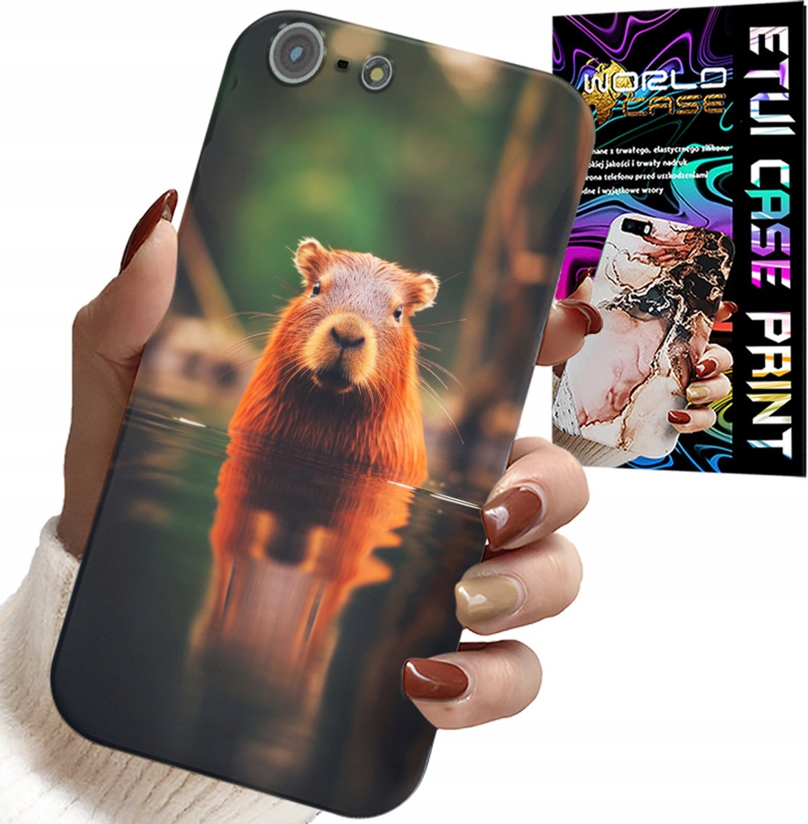 HOESJE VOOR IPHONE 5 / 5S / 5C - LEUKE CAPIBARA, CAPIBARA, VEEL ONTWERPEN
