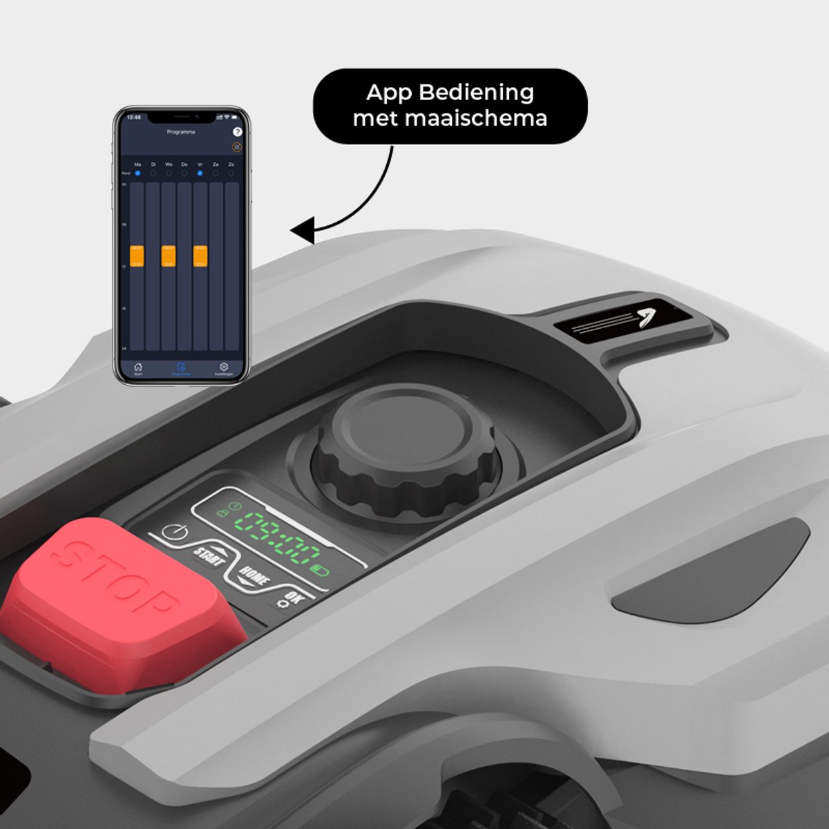 Zoef Robot Katrien Robotmaaier met Wifi en App - afbeelding 3