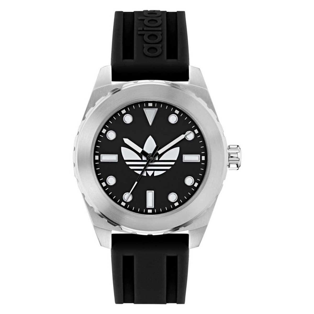 Adidas Originals Discoverer One AOSY25021 Horloge - Siliconen - Zwart - Ø 44 mm