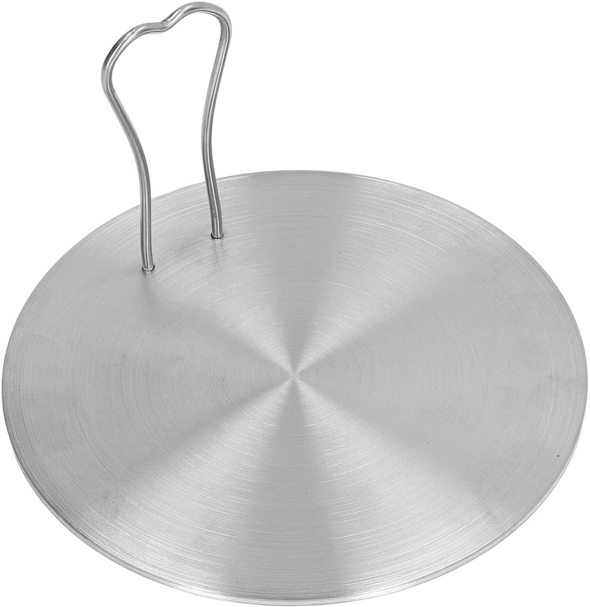 Warmteverspreider Plaat - Inductie Converter - Gelijkmatig Koken - Roestvrij Staal - 18 Cm - Zilver