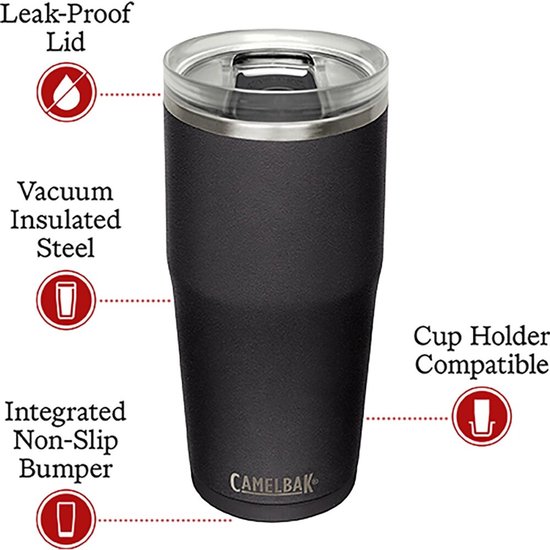 Camelbak Thrive Tumbler 590ml - Thermobeker van RVS, Lekvrij van Camelbak — afbeelding 5