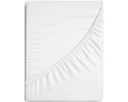 Trio - Hoeslaken - Egyptisch Perkal Katoen - 200 TC - 180x200 cm + 28 cm - Wit