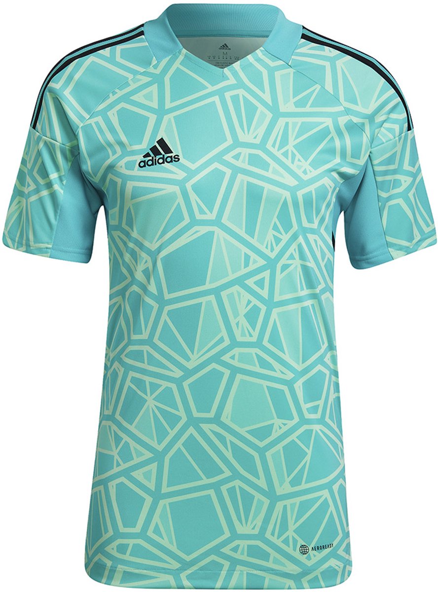 adidas teamwear T-shirt Heren Condivo 22 Goalkeeper Jersey Short Sleeve Groen - Maat XL